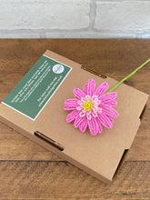 Load image into Gallery viewer, Gerbera (Pink) Beaded Flower Craft Kit
