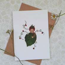 Load image into Gallery viewer, Strawberry Baby Greetings Card
