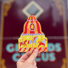 Load image into Gallery viewer, Carousel Shaped Greeting Card
