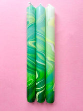 Load image into Gallery viewer, Marbled Dining Candles
