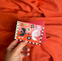 Load image into Gallery viewer, Birdsong Mini Card | Blank Cards | Bird Card | Florist Cards

