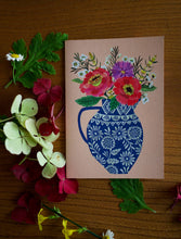 Load image into Gallery viewer, Folk Flowers Greetings Card
