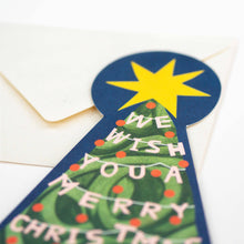 Load image into Gallery viewer, Merry Christmas Tree Fold-Out Card
