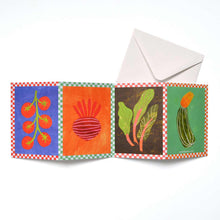 Load image into Gallery viewer, Veg Patch concertina card

