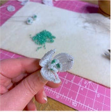 Load image into Gallery viewer, Snowdrop Beaded Flower Craft Kit
