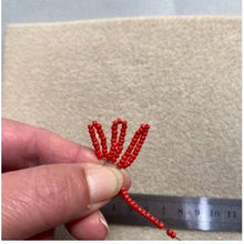 Load image into Gallery viewer, Beaded Flower Craft Kit - Poppy. A creative gift idea.
