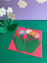 Load image into Gallery viewer, Standing 3D Daisy Floral Bloom Everyday Greeting Card
