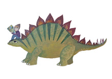 Load image into Gallery viewer, Stegosaurus Giclee Art Print | Dinosaur Art | Children's room
