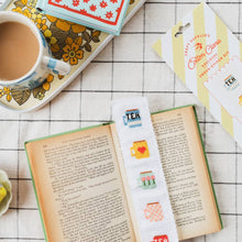 Load image into Gallery viewer, Tea/Mugs Cross Stitch Bookmark Kit
