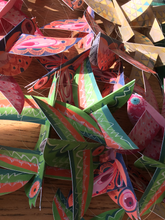 Load image into Gallery viewer, Handmade Colourful Paper Birds Mobile
