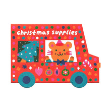 Load image into Gallery viewer, Christmas Van Die Cut Card
