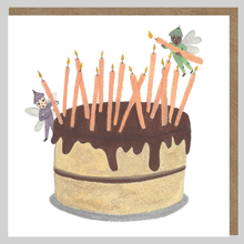 Load image into Gallery viewer, Too Many Candles Greeting Card | Birthday Card | Cake Fairy
