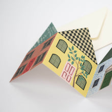 Load image into Gallery viewer, House concertina card
