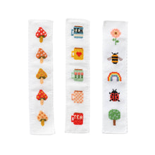 Load image into Gallery viewer, Tea/Mugs Cross Stitch Bookmark Kit
