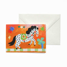 Load image into Gallery viewer, Circus Pony Mini Greeting Card
