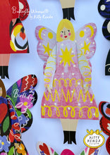 Load image into Gallery viewer, Butterfly Woman Sitting Greeting Card - Stardust
