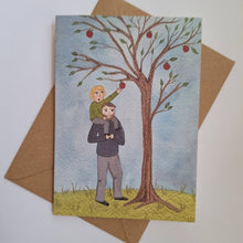 Load image into Gallery viewer, Apple Picking Greeting Card | Fathers day | Birthday card
