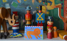 Load image into Gallery viewer, Circus Lion Mini Greeting Card
