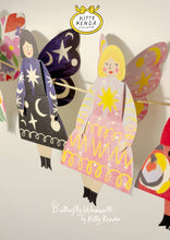 Load image into Gallery viewer, Butterfly Woman Sitting Greeting Card - Stardust
