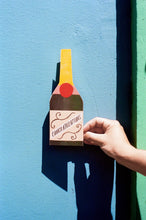 Load image into Gallery viewer, Champagne Bottle Shaped Card
