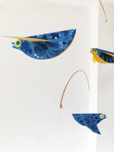 Load image into Gallery viewer, Bluebirds Handmade Paper Birds Mobile
