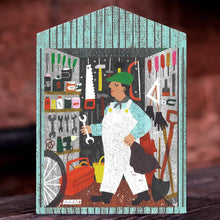 Load image into Gallery viewer, Man in Shed Die Cut Card
