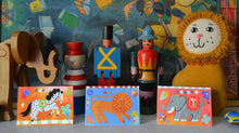 Load image into Gallery viewer, Circus Elephant mini card
