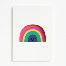 Load image into Gallery viewer, Rainbow Greeting Card - Happy - Cute - Fun - Celebrate
