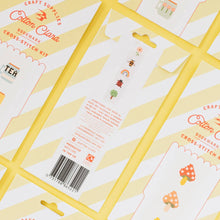 Load image into Gallery viewer, Tea/Mugs Cross Stitch Bookmark Kit

