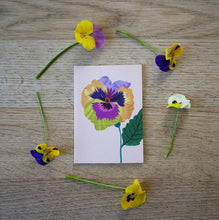 Load image into Gallery viewer, Pansy Mini Card Pack of 8
