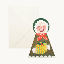 Load image into Gallery viewer, Mrs Claus Stand-Up Card
