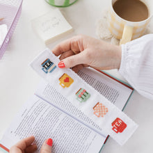 Load image into Gallery viewer, Tea/Mugs Cross Stitch Bookmark Kit
