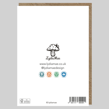 Load image into Gallery viewer, Mindfulness greeting card | Meditation | Yoga | Floral card
