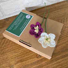 Load image into Gallery viewer, Hellebore Flower Bead Craft Kit -A creative gift idea.
