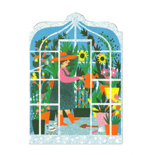 Load image into Gallery viewer, Greenhouse Die Cut Card
