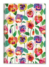 Load image into Gallery viewer, Pansies A5 Notebook
