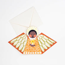 Load image into Gallery viewer, Orange Angel Fold-Out Card

