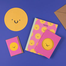 Load image into Gallery viewer, Happy Face - Die Cut Cards - Fun - Birthday Cards - Cute
