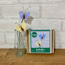 Load image into Gallery viewer, Butterflies Lemon/Blue Bead Craft Kit - A creative gift.
