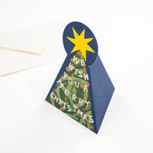 Load image into Gallery viewer, Merry Christmas Tree Fold-Out Card
