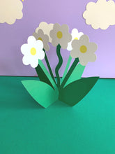 Load image into Gallery viewer, Standing 3D Daisy Floral Bloom Everyday Greeting Card
