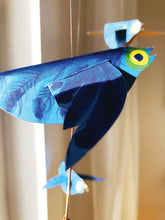 Load image into Gallery viewer, Bluebirds Handmade Paper Birds Mobile
