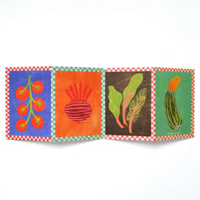 Load image into Gallery viewer, Veg Patch concertina card
