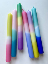 Load image into Gallery viewer, BESTSELLING PASTELS Dip Dye Dinner Candles - Individually sold
