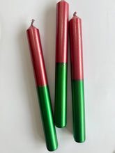 Load image into Gallery viewer, HOLLYBERRIES Dip Dye Dinner Candle - Individually sold
