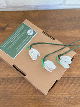 Load image into Gallery viewer, Snowdrop Beaded Flower Craft Kit
