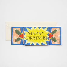 Load image into Gallery viewer, Christmas Cracker Starburst Pull-Out Card
