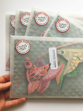 Load image into Gallery viewer, Handmade Colourful Paper Birds Mobile
