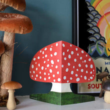 Load image into Gallery viewer, Red Mushroom Shaped Greeting Card
