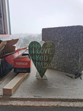 Load image into Gallery viewer, I Love You Dad Heart
